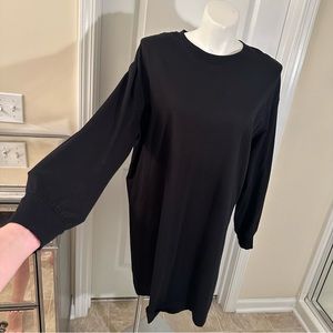 Old navy dress. Size XL dress. Black dress. Long sleeve dress. Cotton dress.